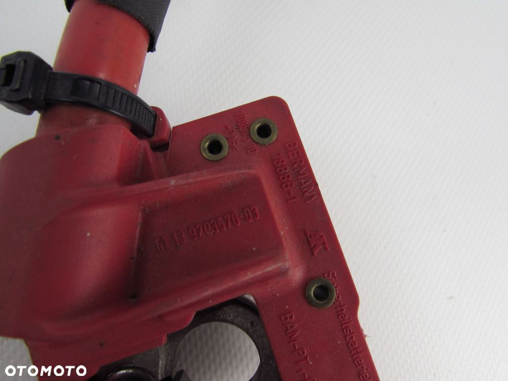 BMW E60 E70 E81 E84 E90 F10 F20 F30 X5 KLEMA PLUSOWA PIROTECHNICZNA 9203570 - 4