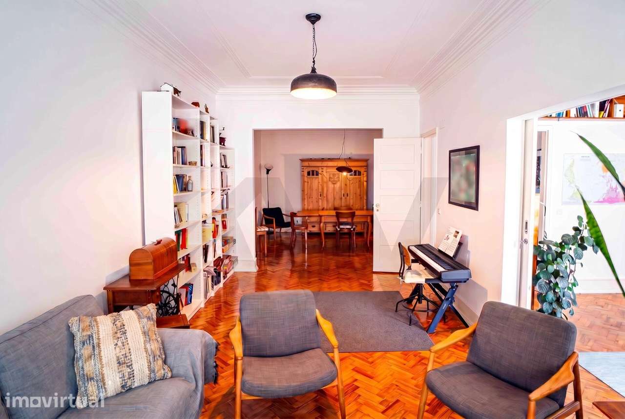 Apartamento T4 de charme com 153 m2 e logradouro privativo | Arroios, - Grande imagem: 5/30