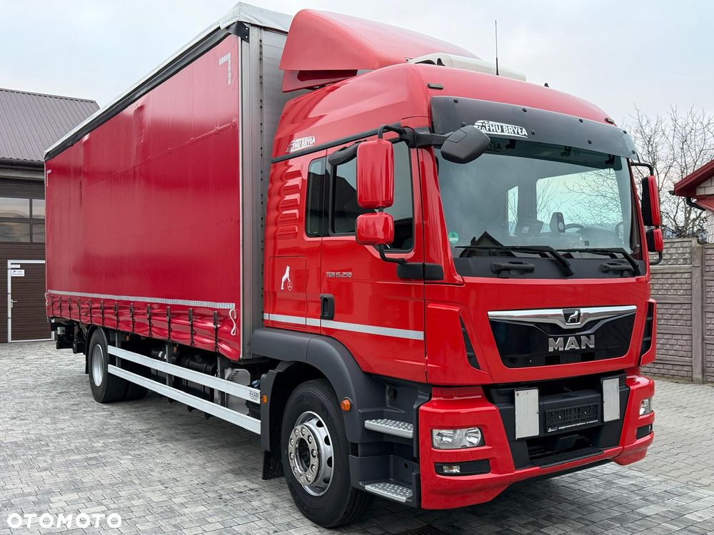 MAN TGM 15.250 / FIRANKA / 2018R / KLIMA POSTOJOWA /SPROWADZONY / 20 PALET / E6  / WINDA / - 2