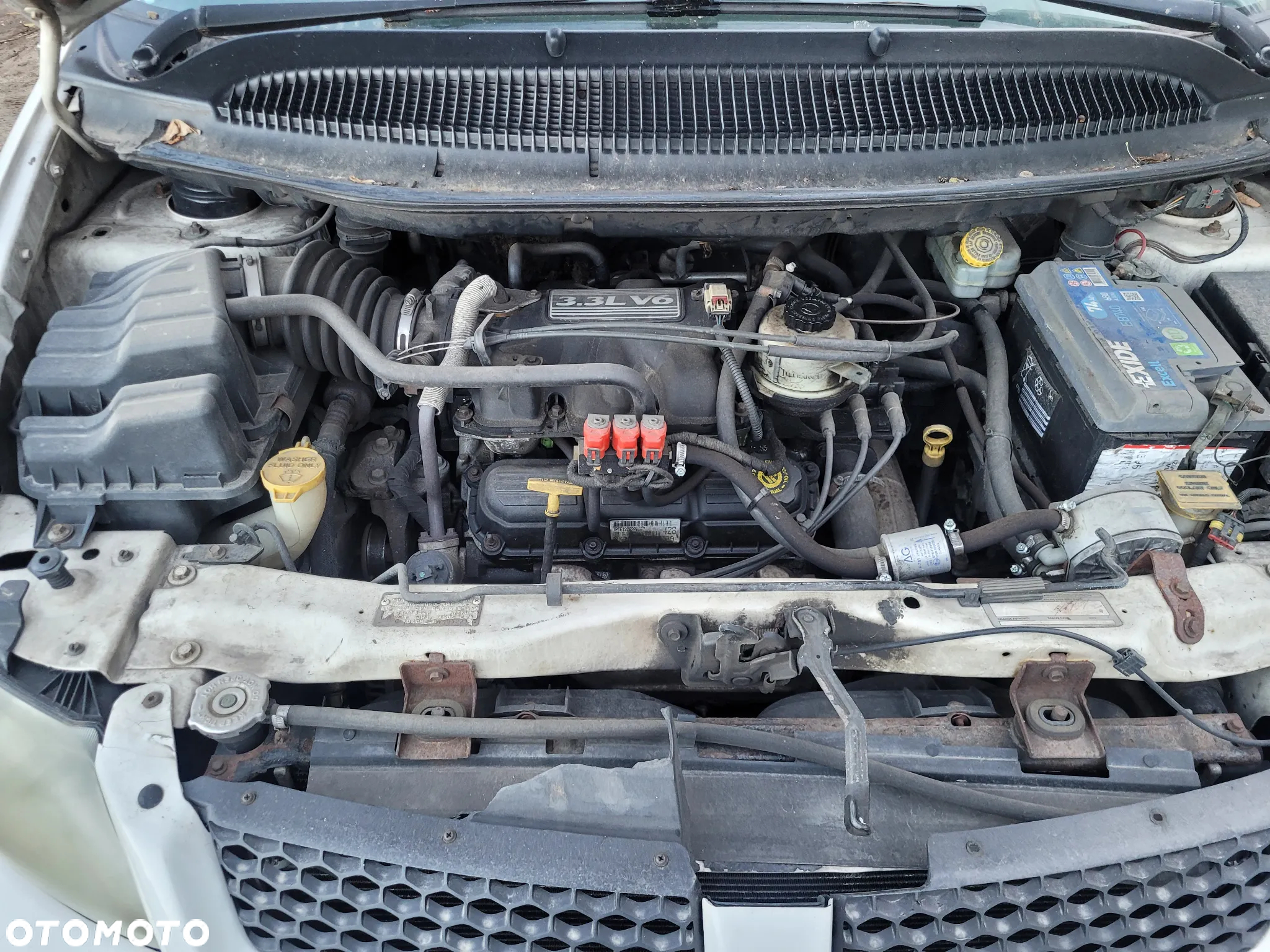 DODGE GRAND CARAVAN IV 3.3 V6 silnik skrzynia napęd sanki belka wahacz wahacze zacisk zaciski zwrotnica piasta kopyto - 2