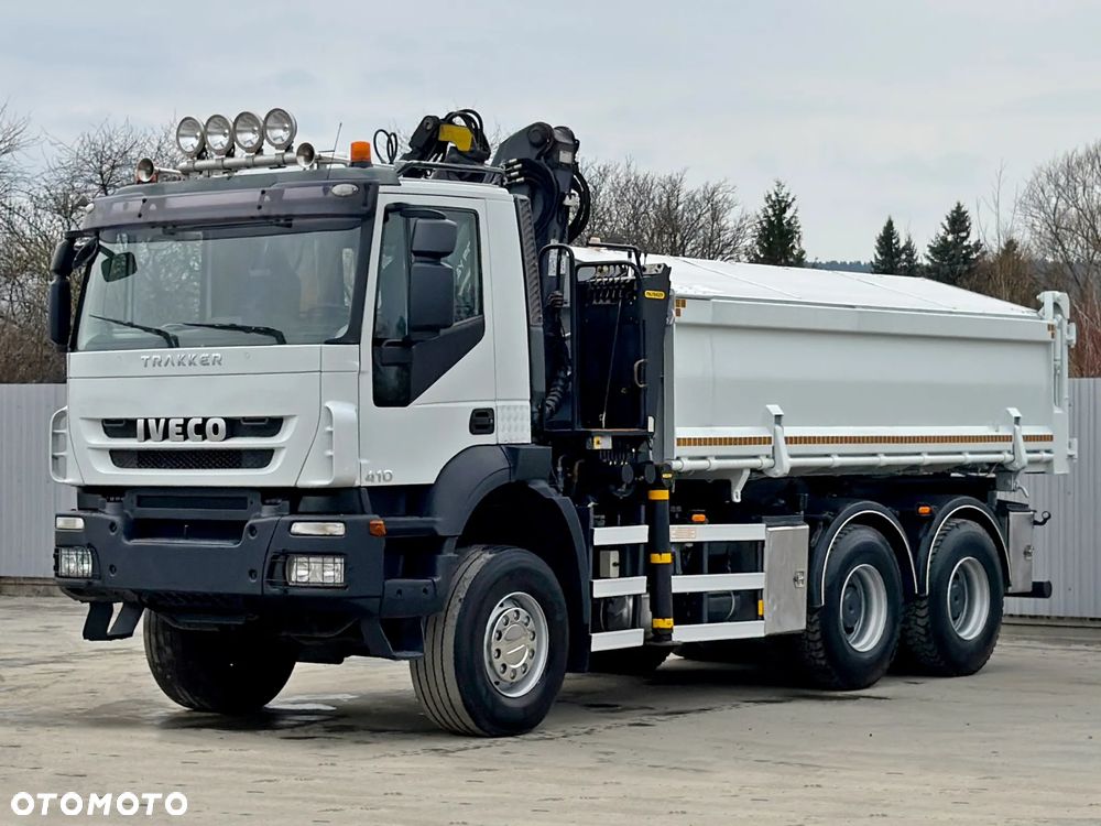 Iveco TRAKKER 410 * WYWROTKA 5,10 m * PALFINGER EPSILON Q 150 Z 84 TI / 6x6 - 5