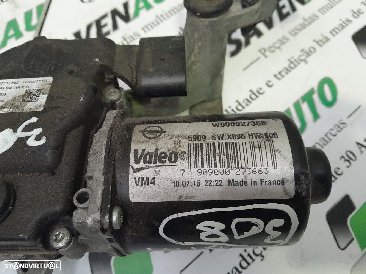 Motor Limpa Pára Brisas Opel Zafira / Zafira Family B (A05) - 3