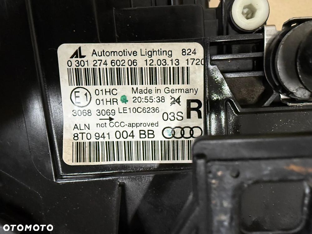 AUDI A5 8T LIFT LAMPY PRZÓD LEWA 8T4941003BB PRAWA 8T4941004BB KOMPLET - 8