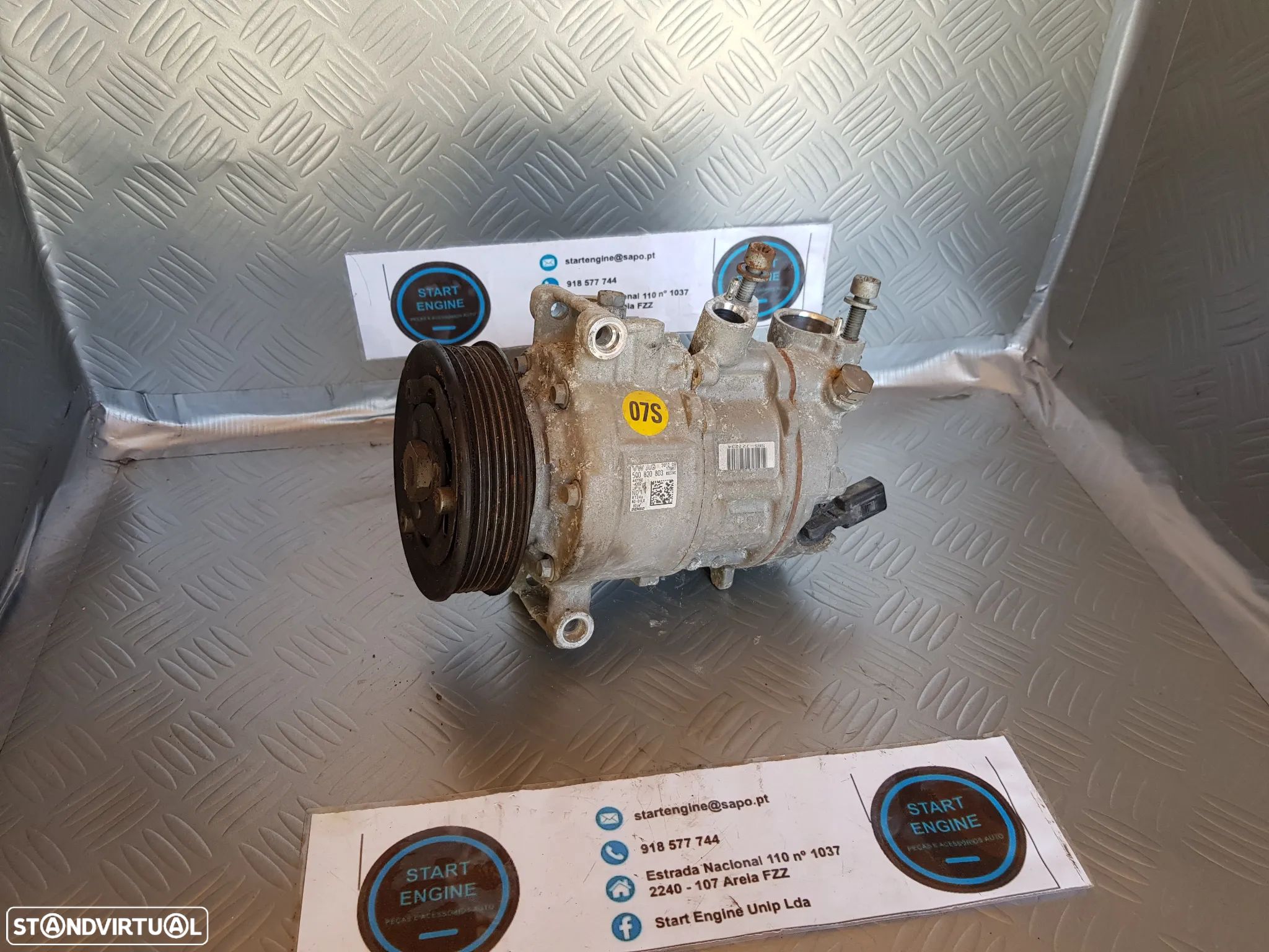 Compressor Ar condicionado AC 1.6 TDI Audi A3 Golf  Seat Ibiza Skoda 5Q0820803 - 1
