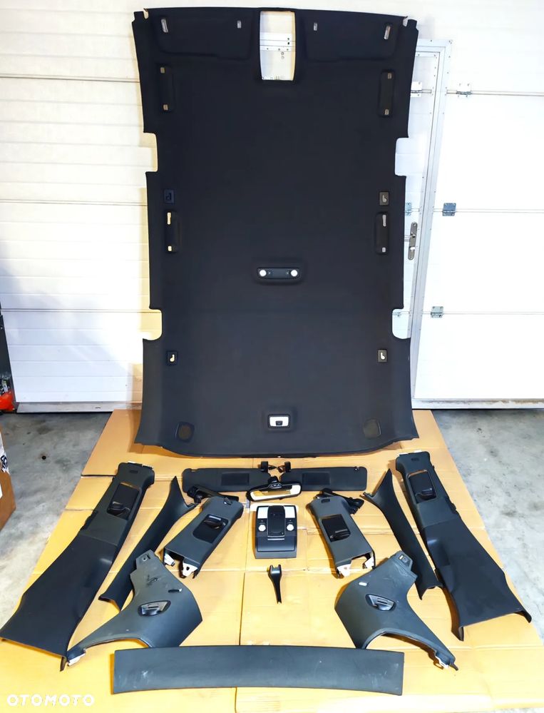 AUDI Q7 4L 09-15R PODSUFITKA S-LINE CZARNA KOMPLETNA OSLONY SLUPKOW OSWIETLENIE RACZKI SLONECZKA LUSTERKO 4L0867505H - 2