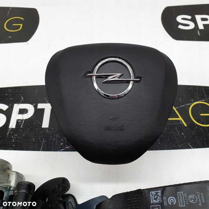OPEL COMBO PODUSZKA KIEROWCY PASAŻERA PODUSZKI AIRBAG AIR BAG PASY KIT SET - 2