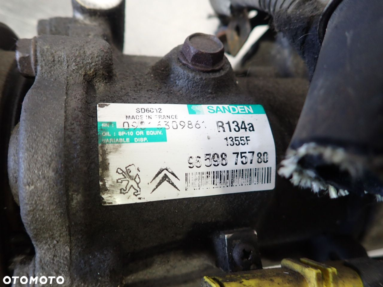 SPRĘŻARKA KLIMATYZACJI PEUGEOT 207 9659875780 - 3