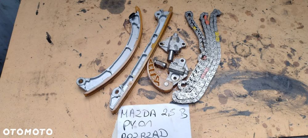 MAZDA 6  CX-5 CX-9 PY01 2,5 rozrząd łańcuch ślizgi napinacz - 1