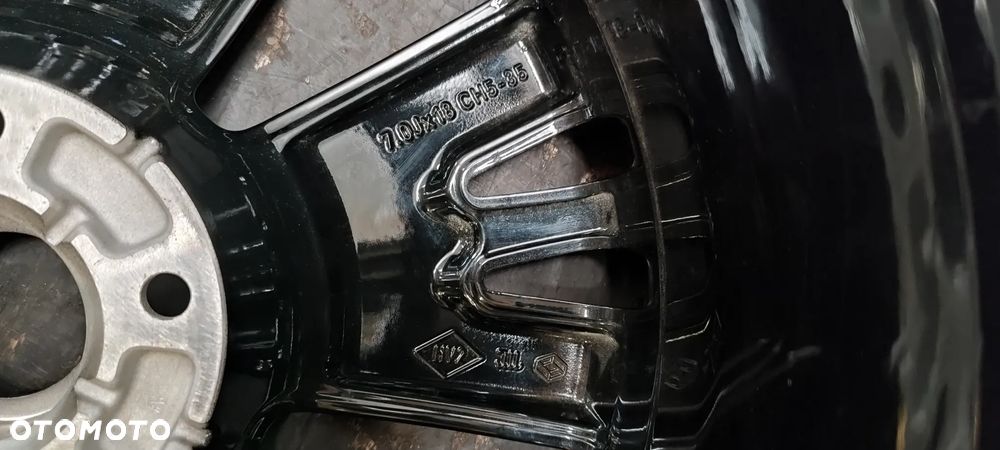 FELGI ALUMINIOWE 5x114.3 7Jx18 CALI ET35 RENAULT ESPACE TALLSMAN CAPTUR ARKANA LAGUNA MEGANE 4 SZTUKI KOMPLET - 8