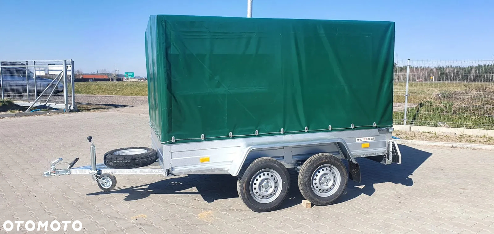 Rydwan Dostawa przyczepa spawana 265x145x150cm stelaż i plandeka DMC750kg MOCNA I SOLIDNA - 10