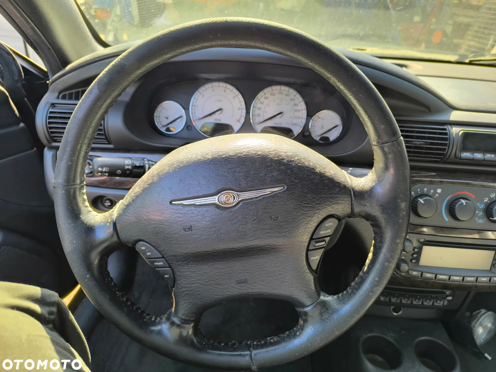 chrysler sebring licznik tunel przełączniki kierownica - 6