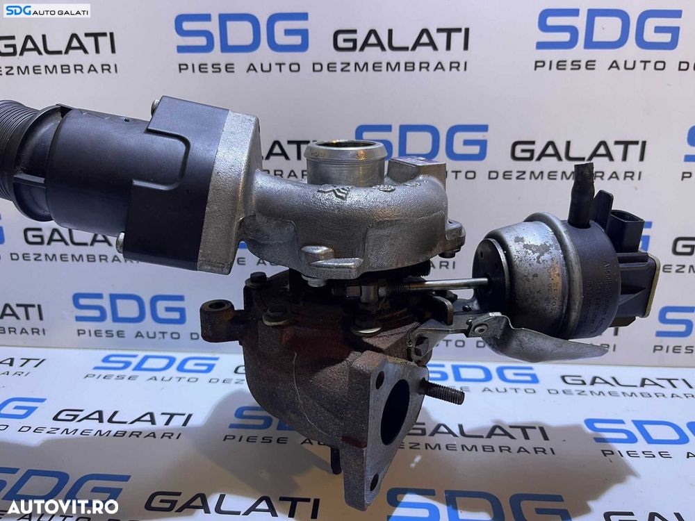 Turbo Turbina Turbosuflanta cu Actuator Seat Exeo 2.0 TDI CAGA CAGC 2009 - 2014 Cod 03L145702M - 1