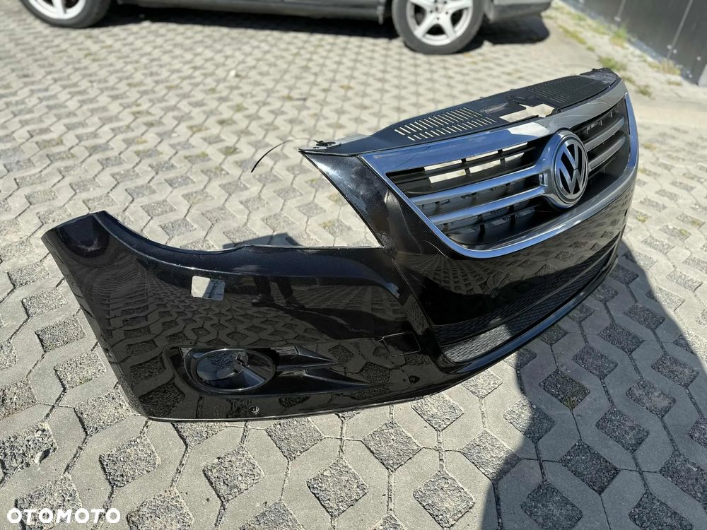 VW Tiguan I 5N LC9X Zderzak przód przedni kompletny 6xPDC 2008-11r Grill - 6