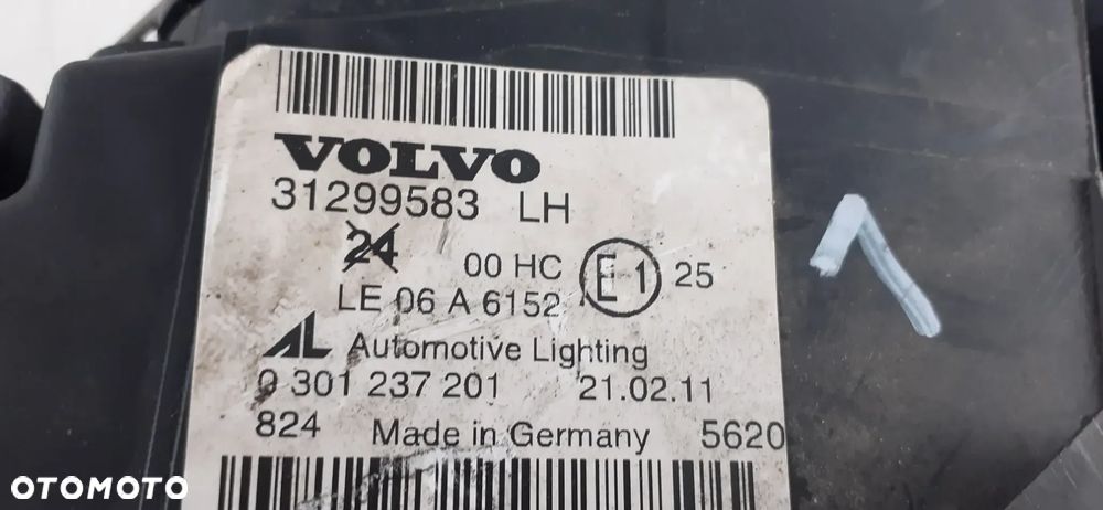 Lampa Lewa Volvo V50 S40 2007-2012 rok - Europa. - 9