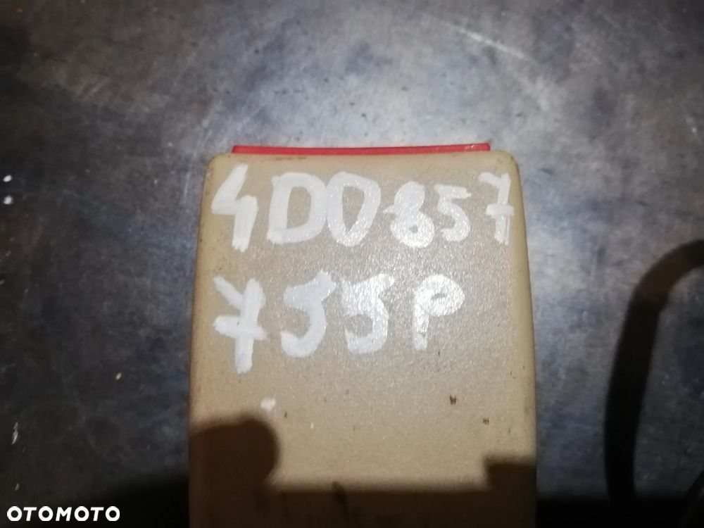 ZAPINKA PASA PRAWA PRZÓD AUDI A8 D2 4D0857755P - 3