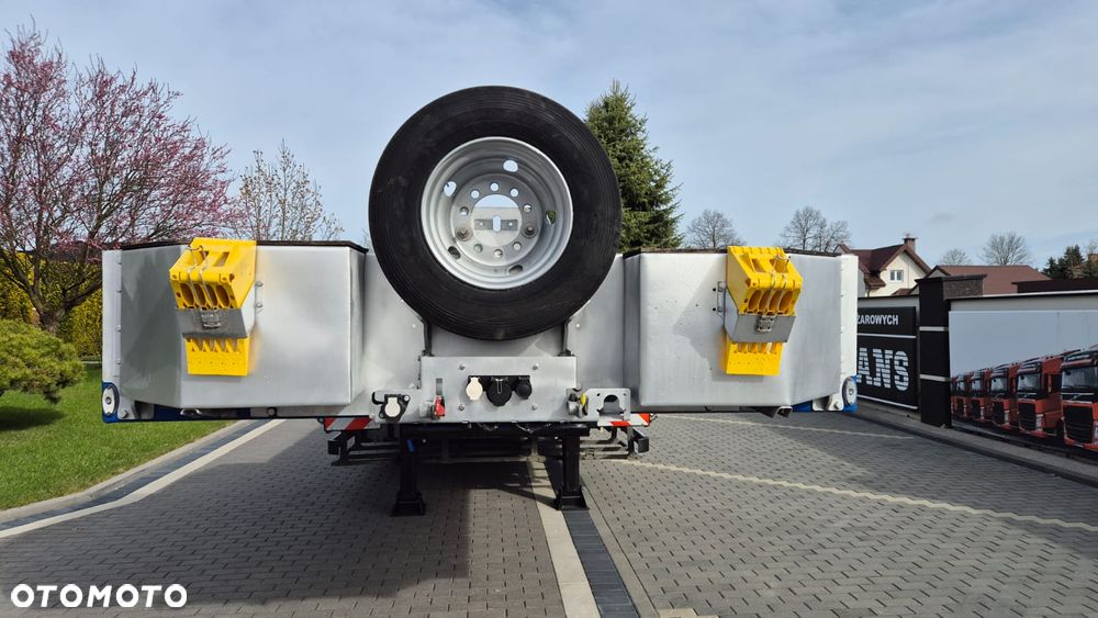 MAX Trailer NACZEPA///NISKOPODWOZIOWA/// MAX TRAILER///2019///ROZCIĄGANA/// POSZERZANA///4 OSIOWA///58000 KG/// 2 OSIE SKRĘTNE///OŚ PODNOSZONA/// STAN BARDZO DOBRY - 9