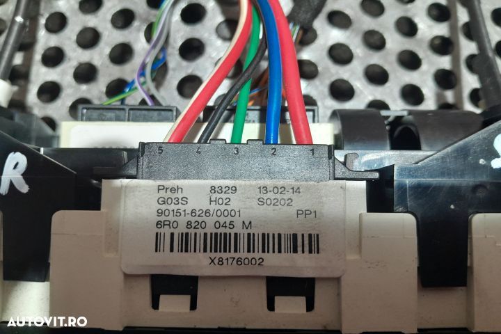 Comanda AC 6R0820045M 6R0820045M Volkswagen VW Polo 5 6R [2009 - 2015 - 3