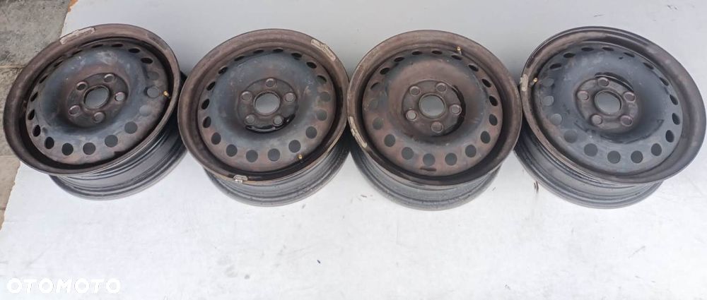 KOMPLET FELG STALOWYCH-15 CALI-5X112/ ET 35- VW TRANSPORTER T4 - 1