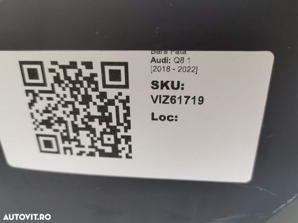 Bara Fata Audi Q8 1 2018 2019 2020 2021 2022 Originala Noua - 8