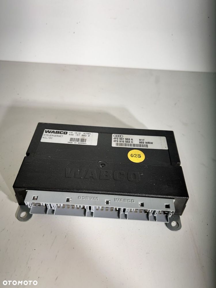 MODUŁ WABCO STEROWANIE STEROWNIK ZAWIESZENIA PNEUMATYKA Audi A6 C6 LIFT 4F0 907 553 A - 1