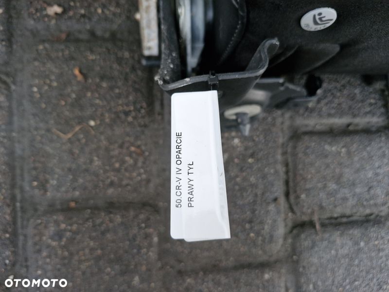 honda cr-v iv 4 oparcie kanapy lewy tył tylne półskóra welur - 6