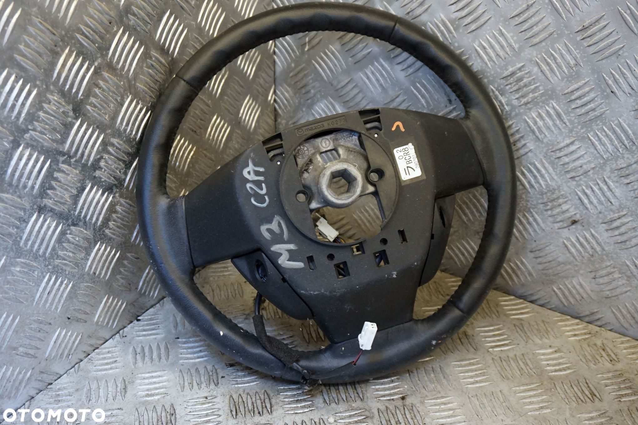 KIEROWNICA SKÓRZANA SKÓRA 3 II BL  MAZDA 2009-2013 - 2