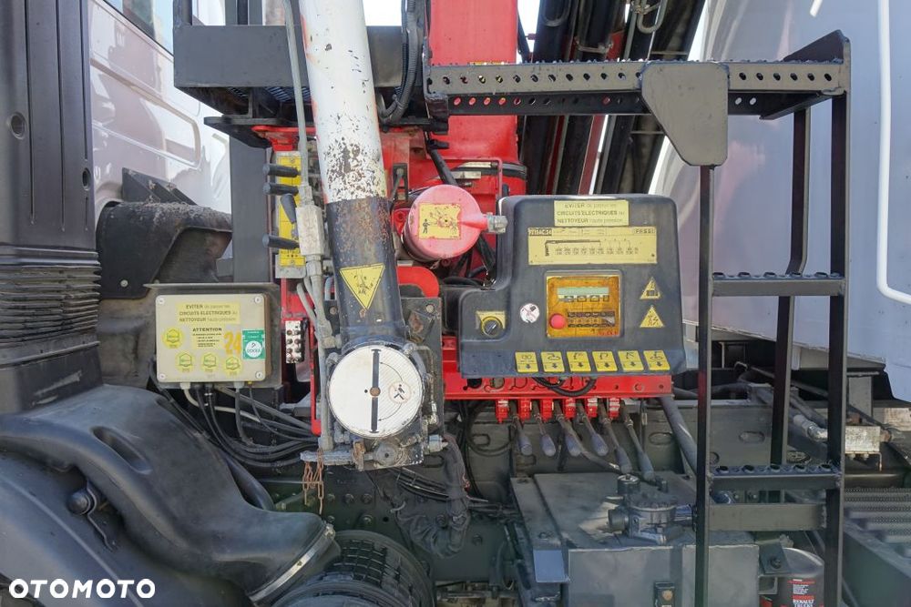 Renault KERAX 440 6X4 / MANUAL / WYWROTKA / DWUSTRONNA / KLAPO-DRZWI / HYDROBURTA / HDS FASSI F215C - 14