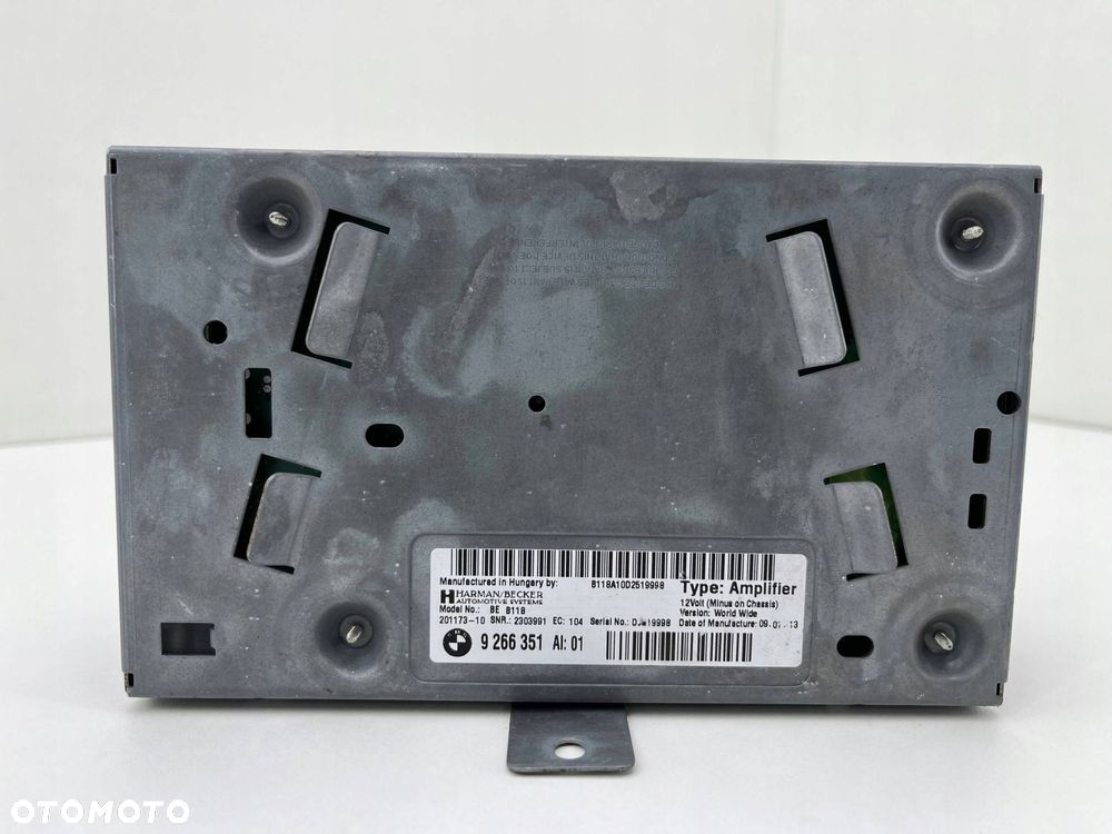 BMW 5 GT F07 MODUŁ RADIA WZMACNIACZ HIFI 9266351 - 2