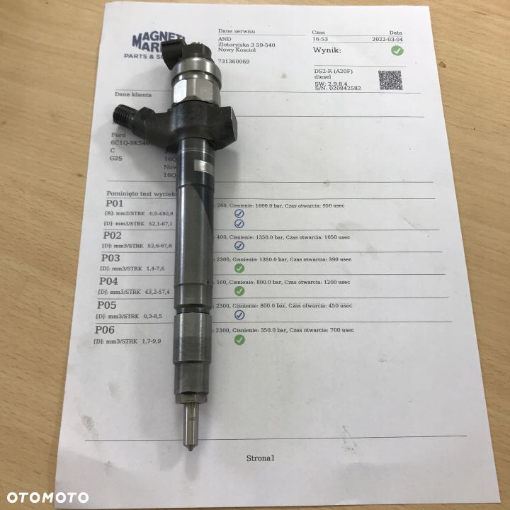 WTRYSK DENSO FORD CITROEN 6C1Q-9K546-AC NOWA K. - 1