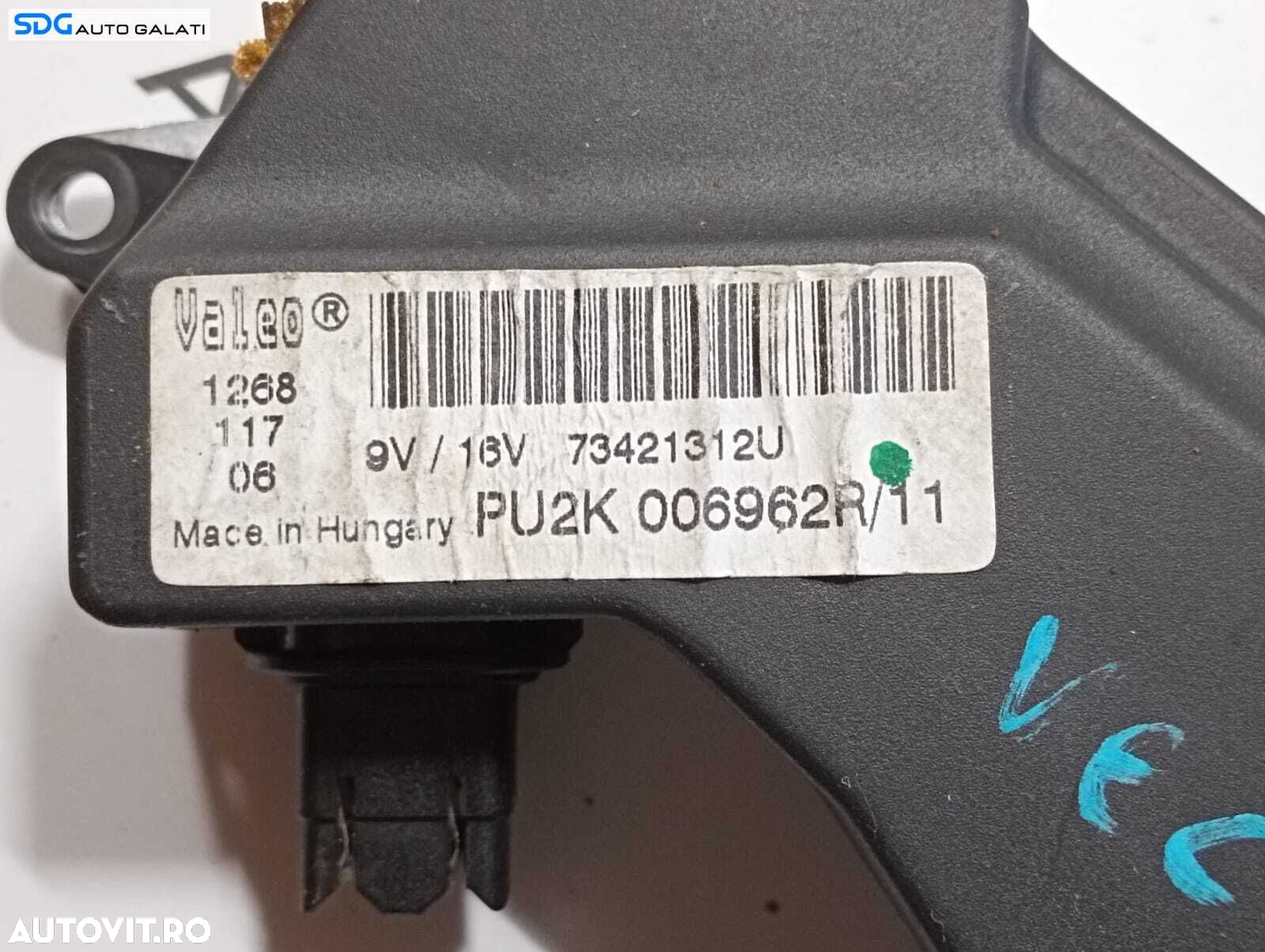 Rezistenta Trepte Releu Motoras Ventilator Aeroterma Opel Signum 2002 - 2008 Cod PU2K 006962R/11 73421312U [M6874] - 5