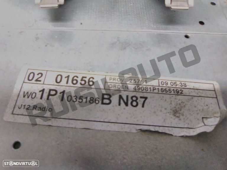 Rádio 1p103_5186b Seat Leon (1p) [2005_2013] 1.9 Tdi - 3
