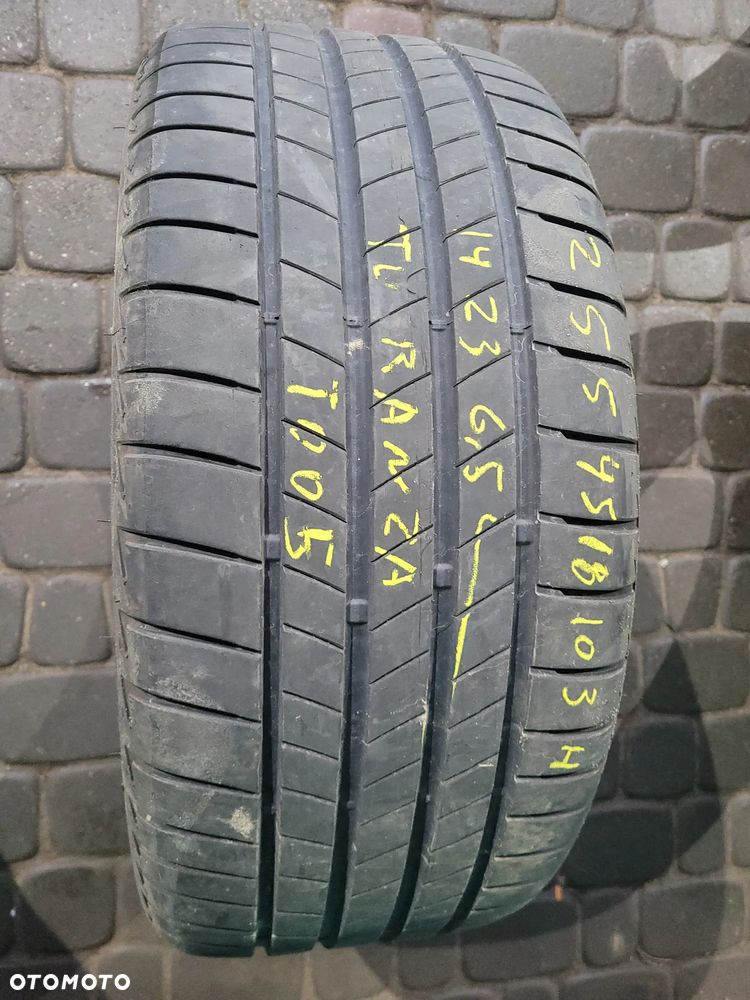 255/45R18 103H - Bridgestone Turanza T005 - 6.5mm 1 szt - 1