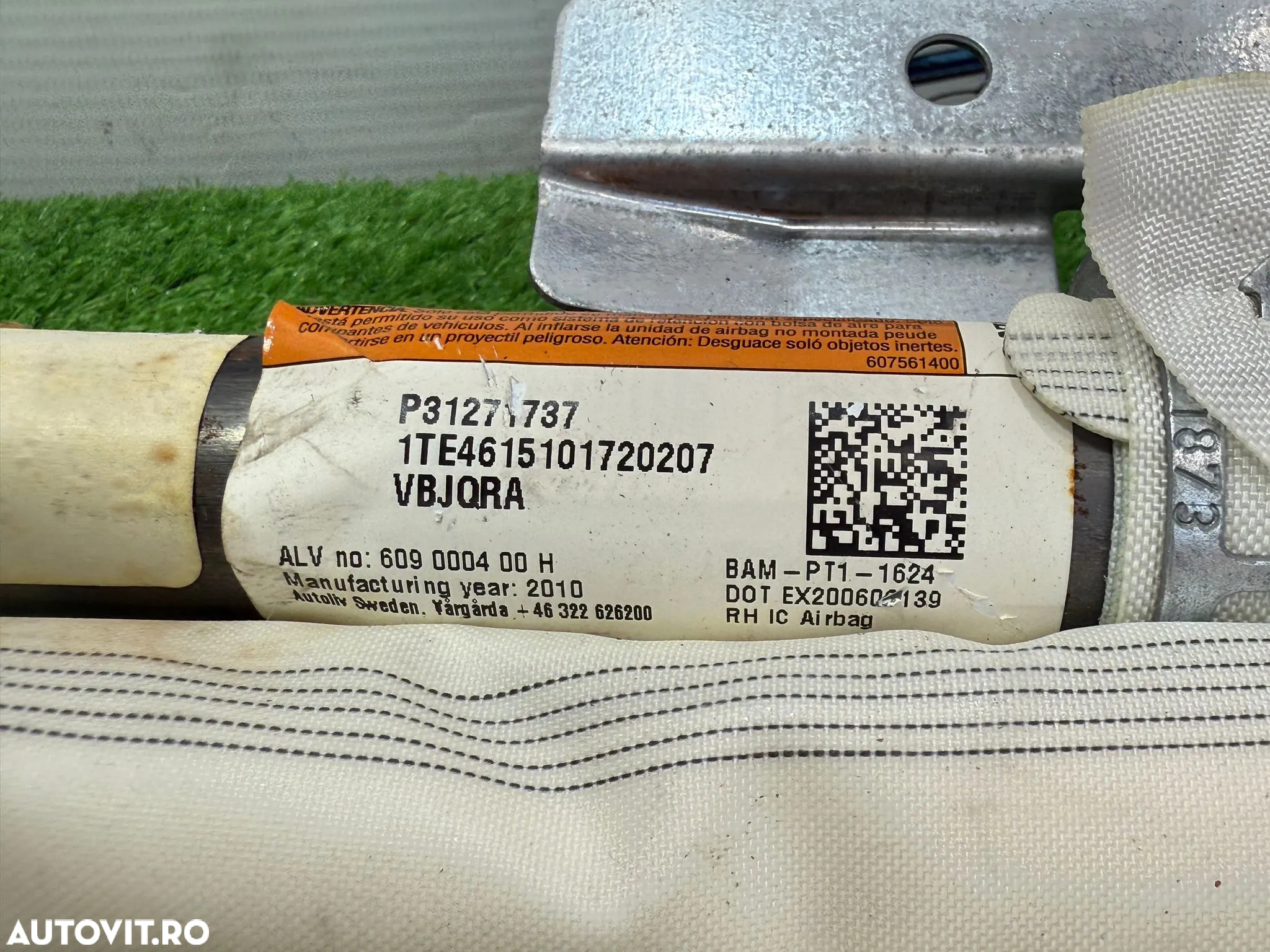AIRBAG CORTINA DREAPTA VOLVO XC60 2011 2.0 DIESEL COD OEM 31271737 P31271736 2010-2014 - 3