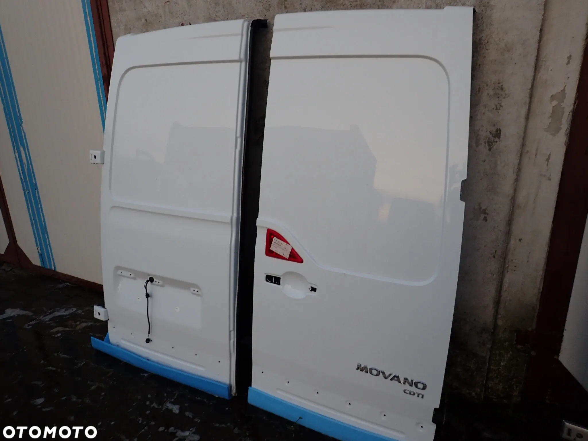 Master 3 4 Movano NV400 Drzwi Tylne Model L1H1 L2H1 Białe - 2
