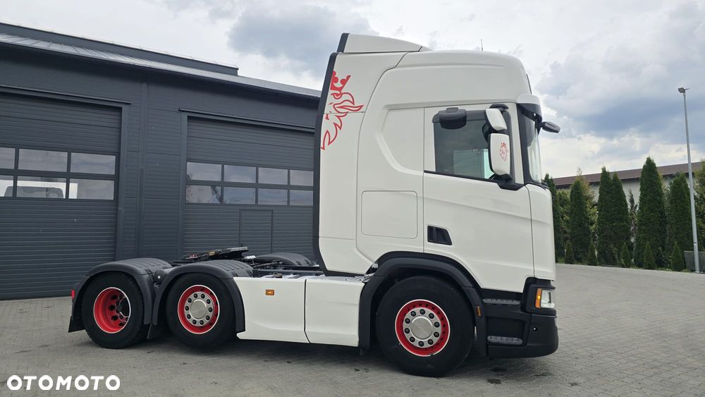 Scania Scania R500 bez EGR 6x2 pusher retarder full air 2 zbiorniki super stan świeży import! - 7