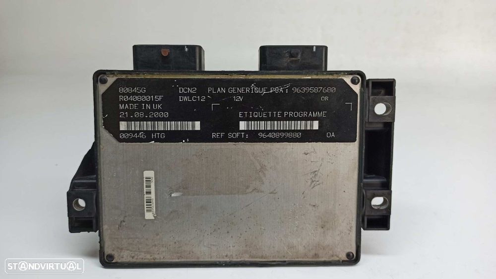 CENTRALINA DO MOTOR UCE CITROEN C15 1.8 DIESEL (161) - 3