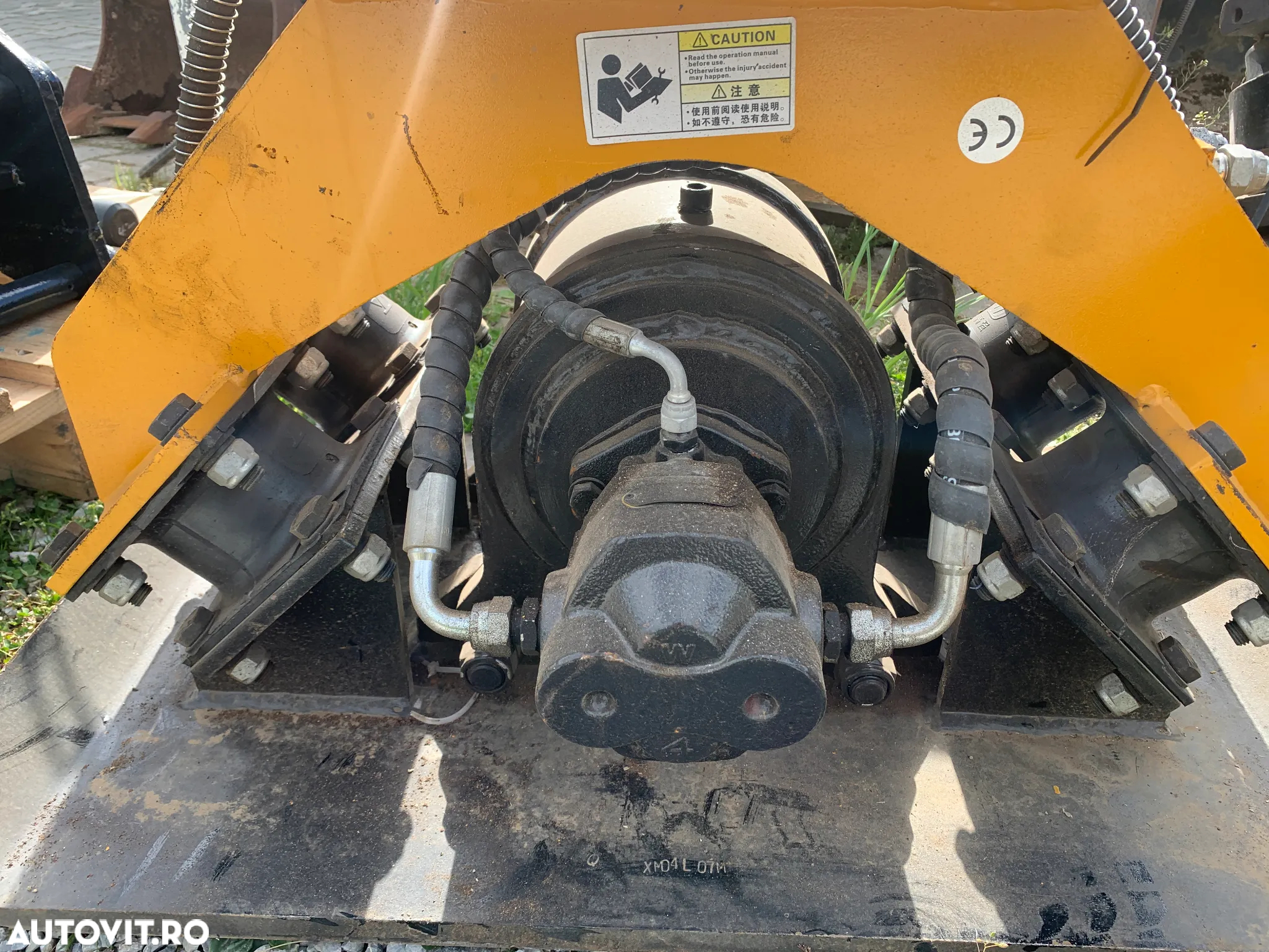 Placa Vibranta Noua Model BLK-04, Ptr.Buldoexcavator Si Excavtoare De La 4 La 7 Tone - 6