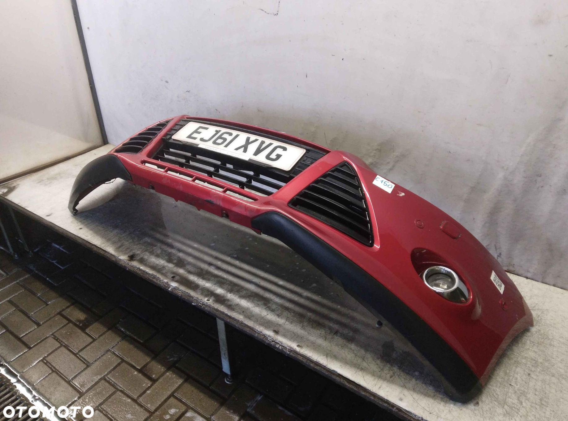 ^ ZDERZAK PRZÓD PRZEDNI FORD FOCUS MK.3 3 III TITANIUM UB BORDO BORDOWY PDC CZUJNIKI SPRYSKIWACZE LAMP XENON HALOGENY - 3