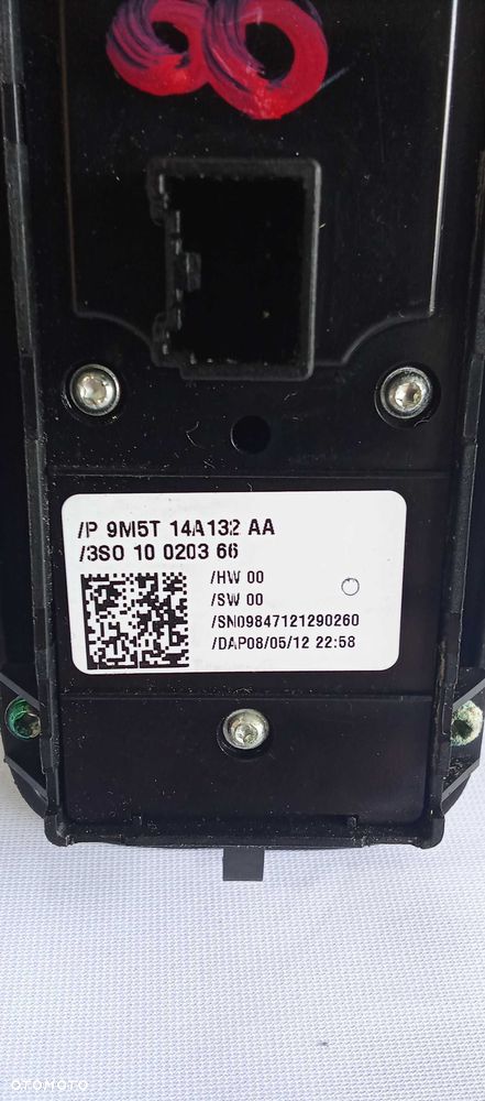 Panel Sterowania Szyb Lusterek Ford Kuga 9M5T-14A132AA Panel - 4