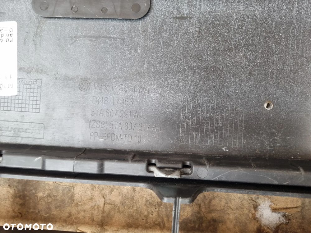VW TOURAN III 5TA ZDERZAK PRZEDNI PRZOD - 9