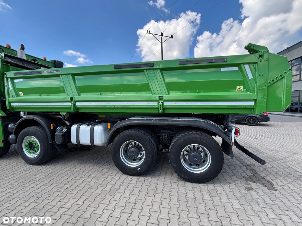 Mercedes-Benz AROCS 3251 8x4 Hydroburta Meiller Kiper (3248, 3243, 3245, 3246) bezwypadkowy z Niemiec, TOP stan . gotowy do pracy. - 27