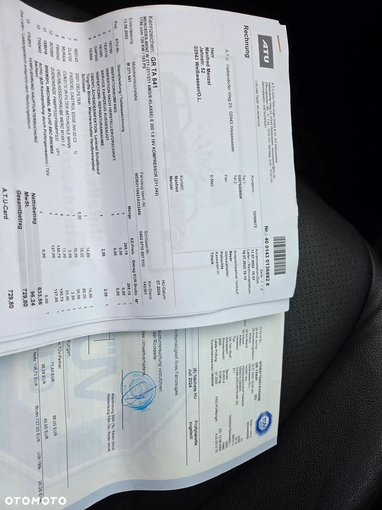 Mercedes-Benz Klasa E 200 Kompressor Automatik Elegance Sport Edition - 20