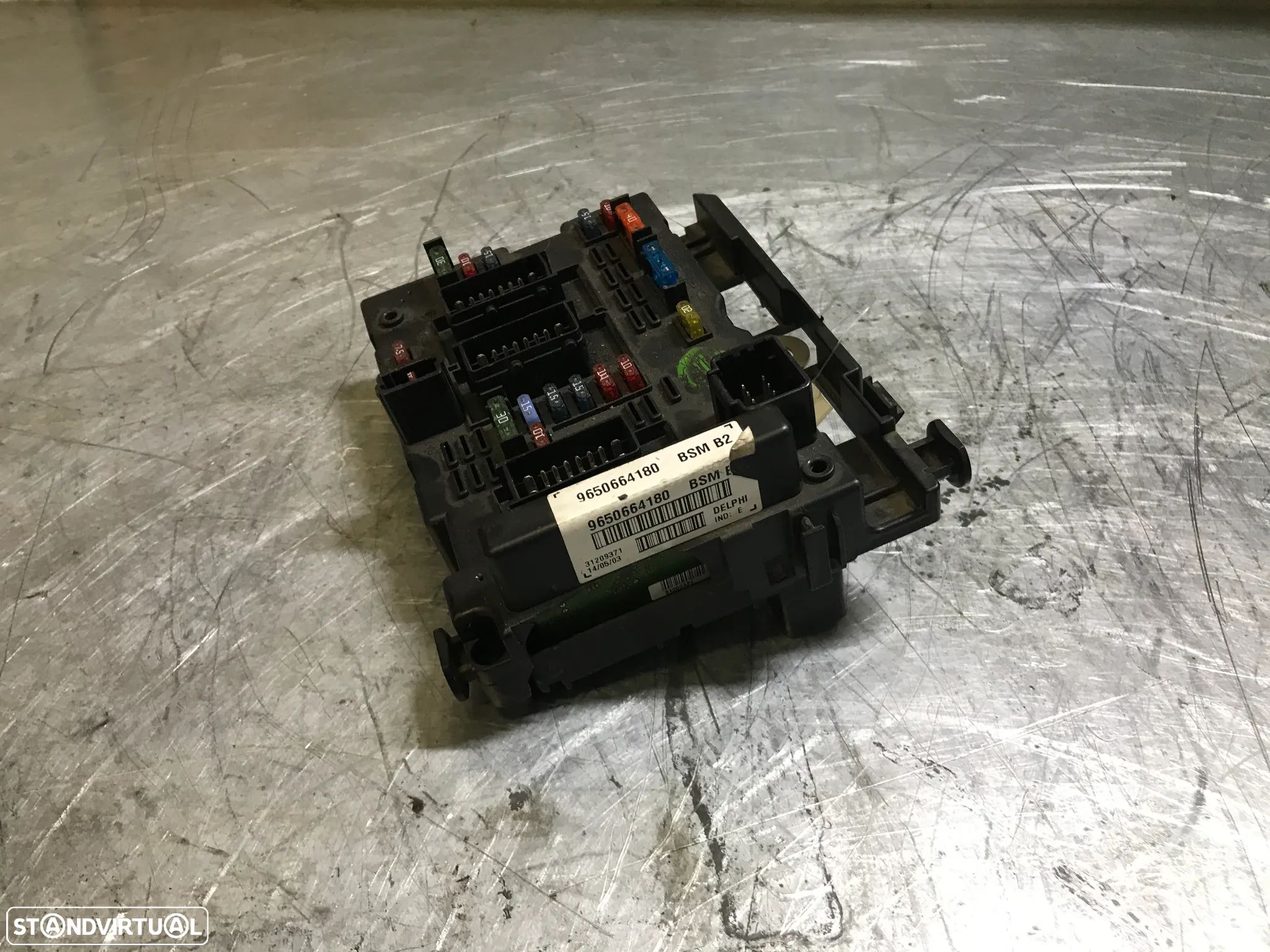CAIXA DE FUSIVEIS BSM B2 PEUGEOT 206 307 9650664180 - 1