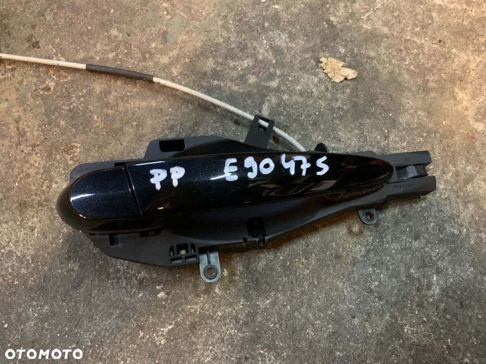 Klamka zewnętrzna przednia prawa Bmw e90 e91 Europa Black Sapphire 475 - 1