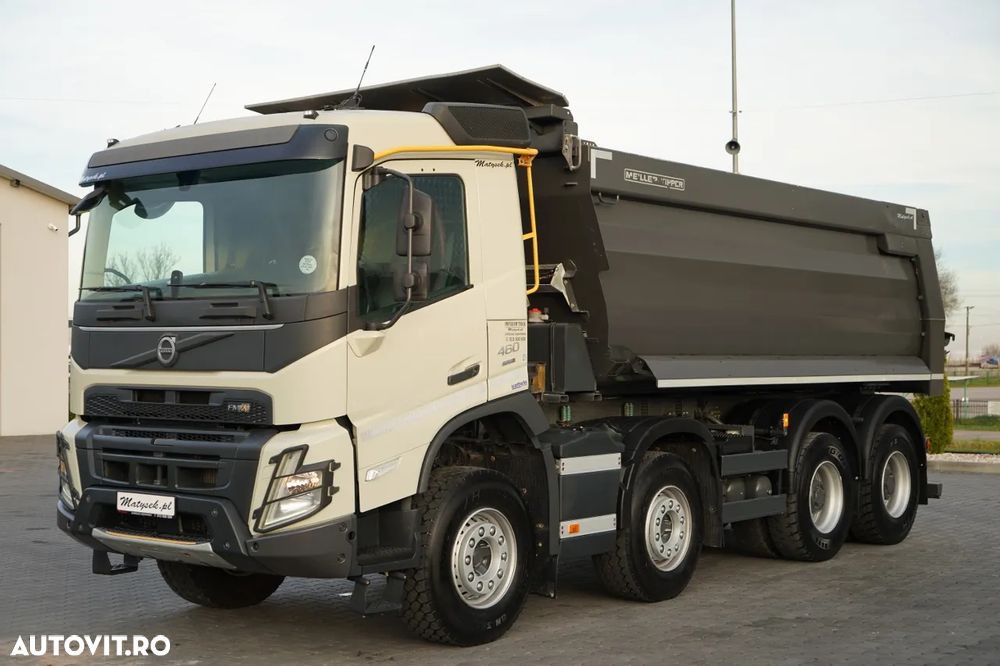 Volvo FMX 460 / 8x4 / BASCULATOR SPATE / MEILLER KIPPER / EURO 6 / - 7