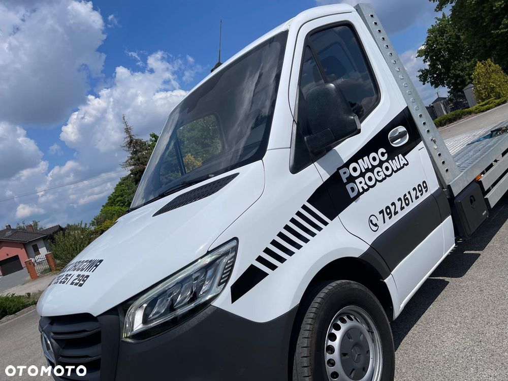 Mercedes-Benz Sprinter W907 2.2 CDI 163 Km Automat 7G-Tronic 2020 ROK Klima Led Hak Najazd 4.60 M Super stan Gotowy do Pracy Bardzo ładny - 23