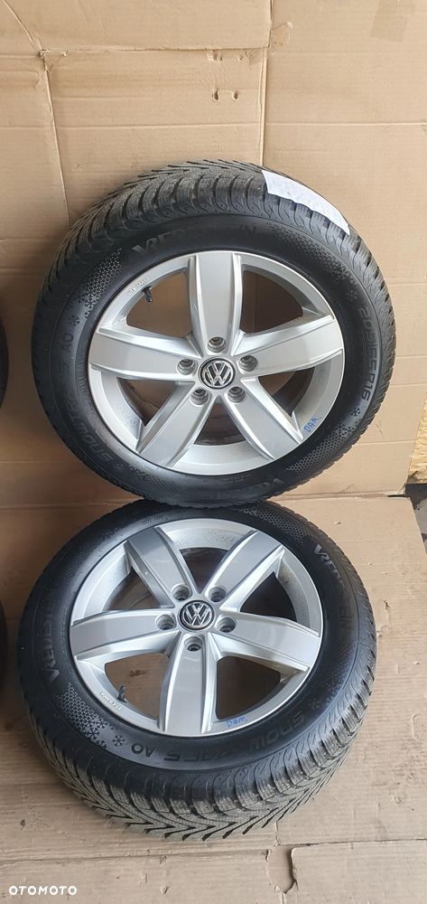 Alufelgi z oponami alusy felgi aluminiowe 5x112 6J ET48 205/55 R16 VW Golf VII 5G0071496A - 2