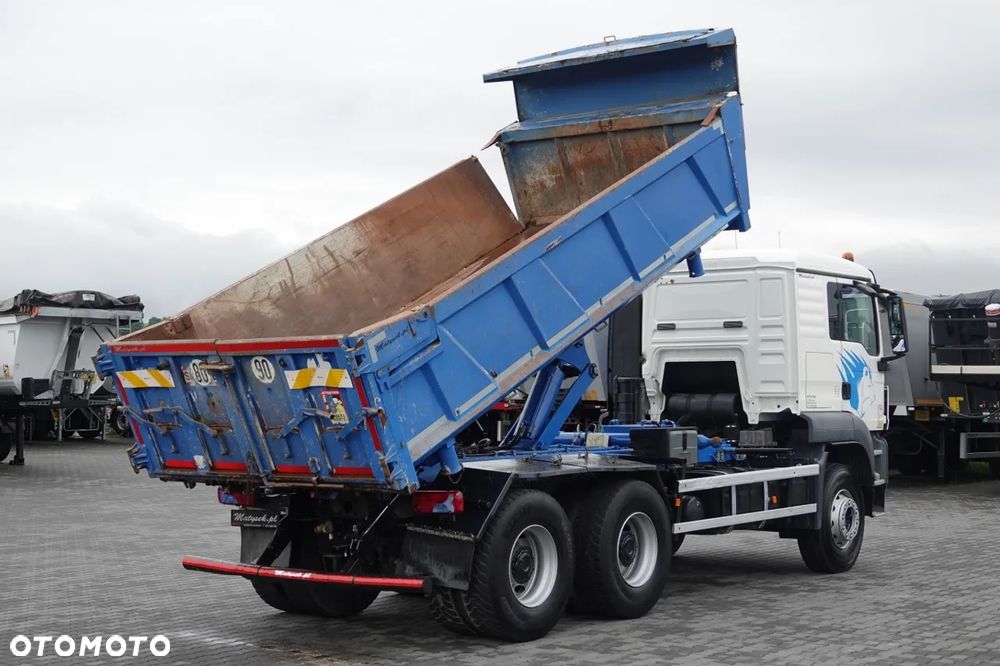 MAN TGS 26.360 / 6x4 / WYWROTKA  2- STRONNA / HYDROBURTA  / BORDMATIC / SPROWADZONY - 3