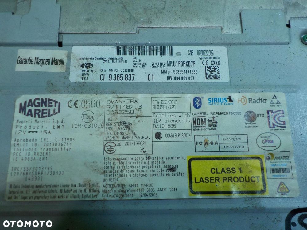 BMW 3 F30 2.0 D 14r SEDAN 4D radio nawigacja 9365837 - 3