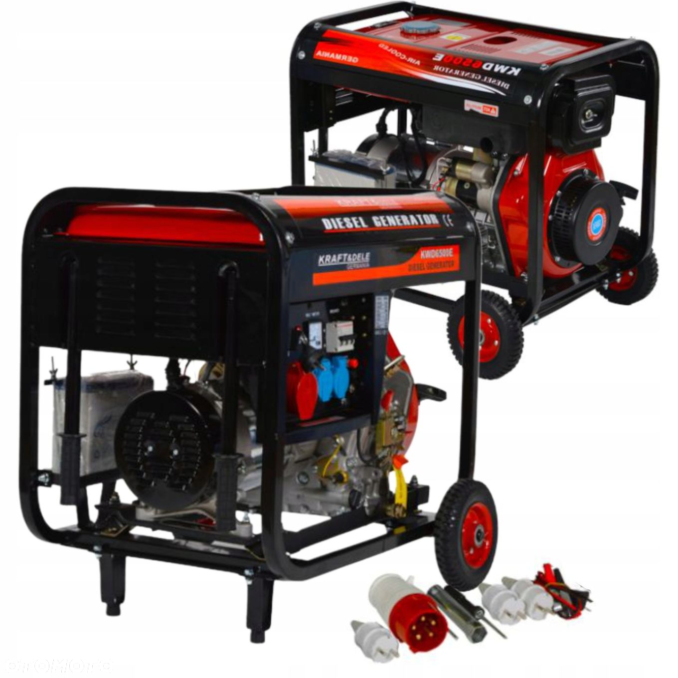 KRAFTDELE GENERATOR PRĄDOTWÓRCZY AGREGAT DIESEL 6500W 380V 8,5 KM KD120 - 10